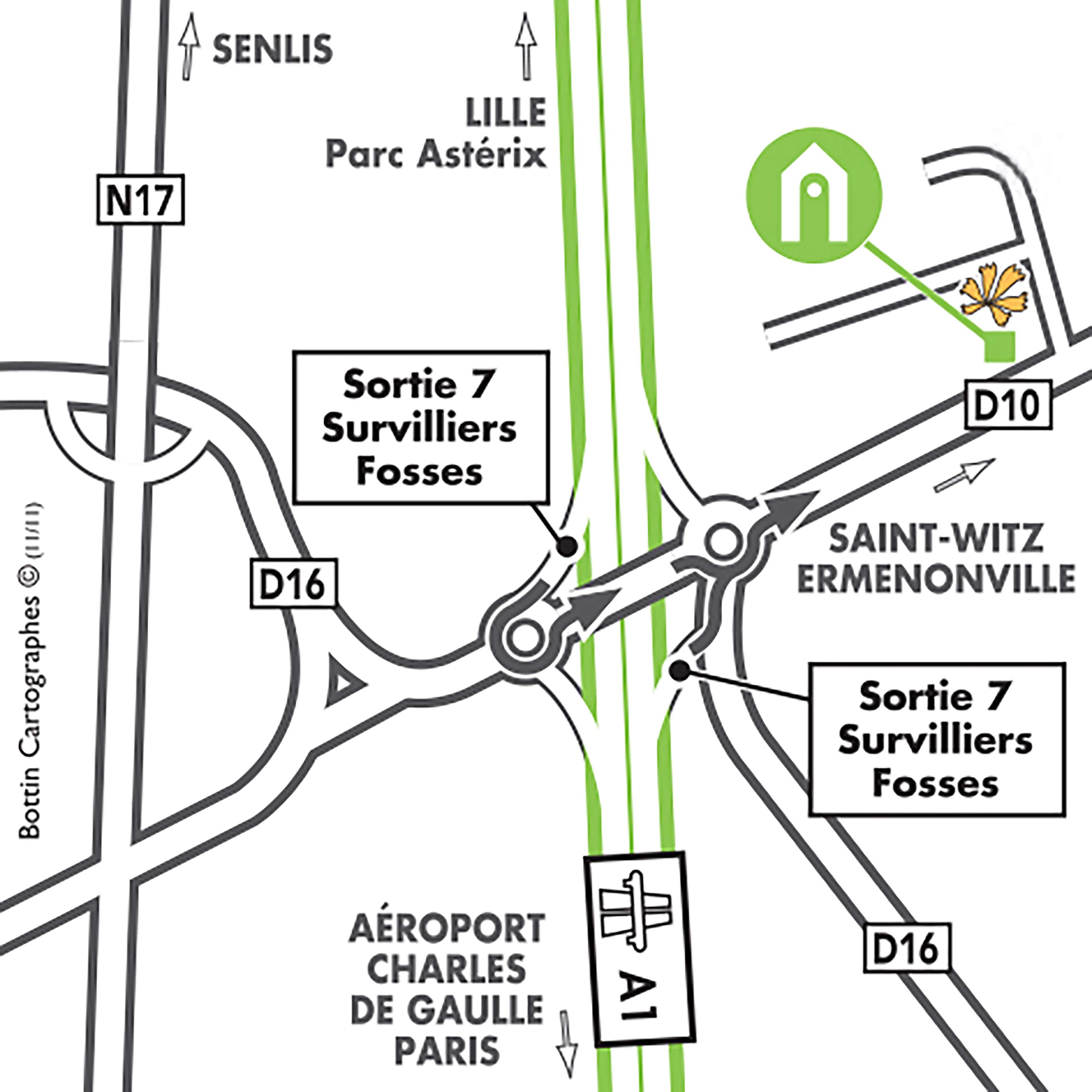 B&B Hotel Roissy - Saint Witz Ex-Campanile Roissy - Saint Witz Ngoại thất bức ảnh